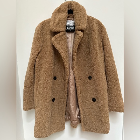 KENSIE
Faux Fur Double Breasted Teddy Coat Small - Picture 8 of 16